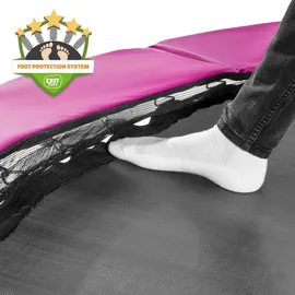 EXIT TOYS Silhouette Ground 305 cm inkl. Sicherheitsnetz rosa