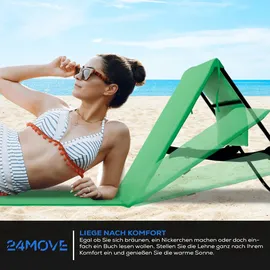24move Campingliege 2er Set Grün
