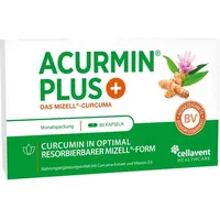 Cellavent Healthcare Acurmin Plus Das Mizell-Curcuma Kapseln 60 St.