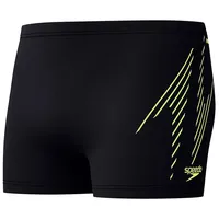 Speedo Hyperboom Placement Badehose Boxer - Black / Hyper