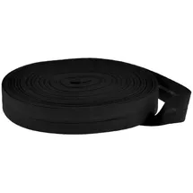 maDDma Schrägband Baumwolle schwarz 25 m x 1,4 cm