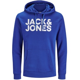 JACK & JONES Corp Logo Kapuzenpullover Black / Print Large Print / W Black M