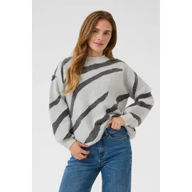 Kaffe Strickpullover Grau L