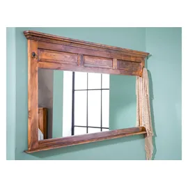 Massivmoebel24 Spiegel Akazie 160x7x87 honig lackiert OXFORD #0405