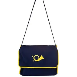 buttinette Tasche "Briefträger", blau/gelb