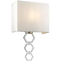 Ria Medium 1-flammige Wandleuchte - Poliertes Chrom - RIA-MEDIUM-PC