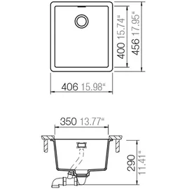 Schock Greenwich N-100S Einbau Puro + Excenterbetätigung