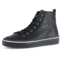 Gabor Damen High-Top Sneaker, Frauen Sneaker,Schaft-weiten,senkfuss,senk-spreizfuss,Ladies,Women's,Woman,Halbschuhe,schwarz,43 EU / 9 UK - 43 EU