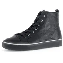 Gabor Damen High-Top Sneaker, Frauen Sneaker,Schaft-weiten,senkfuss,senk-spreizfuss,Ladies,Women's,Woman,Halbschuhe,schwarz,43 EU / 9 UK - 43 EU
