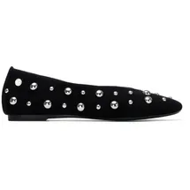 Xti für Damen. 14528303-NEGRO Ballerinas 145283 schwarz 40) Wohnung, Keine, Lässig