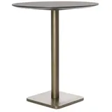 coco maison Bartisch 80 x 80 cm Braun/Gold