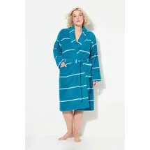Ulla Popken Bademantel in saphir | Gr.: 50-52