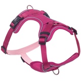 Nobby Komfort Geschirr MAILO, himbeere, S-M: Brust: 30-45 cm, Bauch: 50-62 cm, B: 20 mm, 1 Stück