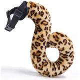 LANFIRE Flauschige künstliche Tiger und Dinosaurier Paw Handschuhe, Stirnband und Schwanz Kostüme Cosplay Tiger oder Dinosaurier Party Kostüm (Cheetah tail) - L