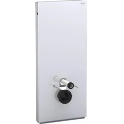 Monolith Sanitärmodul für Wand-WC (Ausführung: Sanitärmodul Monolith Geberit für Wandd-WC Glas-weiss 101 cm)