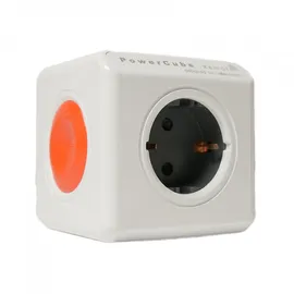 Allocacoc Steckdosenleiste PowerCube Extended Remote 1,50 m Weiß 4 St.