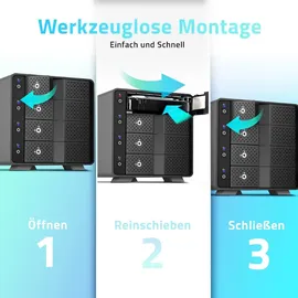 Fantec MB-X4U31 4x 3,5 Gehäuse