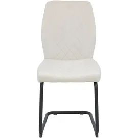 Hela Freischwinger »OSLO« Set 4 Stk.Freischwinger,Rautensteppung,Microfaser Samtvelour,140kg belastbar