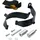 GIVI Anbaukit für Träger PL351/PLX360/PL360/T351/TE351 Satteltaschenhalter Schwarz Größe 40