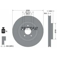 Textar Bremsscheibe PRO
