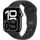 Apple Watch Series 10 GPS 46 mm Aluminiumgehäuse diamantschwarz Sportarmband schwarz S/M