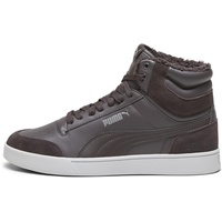 Puma Shuffle Mid Fur Sneaker, Grau (Flat Dark Gray Cast Iron Cool Light Gray), 45
