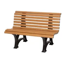 Proregal Gartenbank Jamaika | 2-Sitzer | Holzoptik HxBxT 80x120x64cm