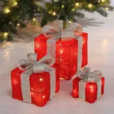 Hi LED beleuchtete Geschenkbox 3er Set