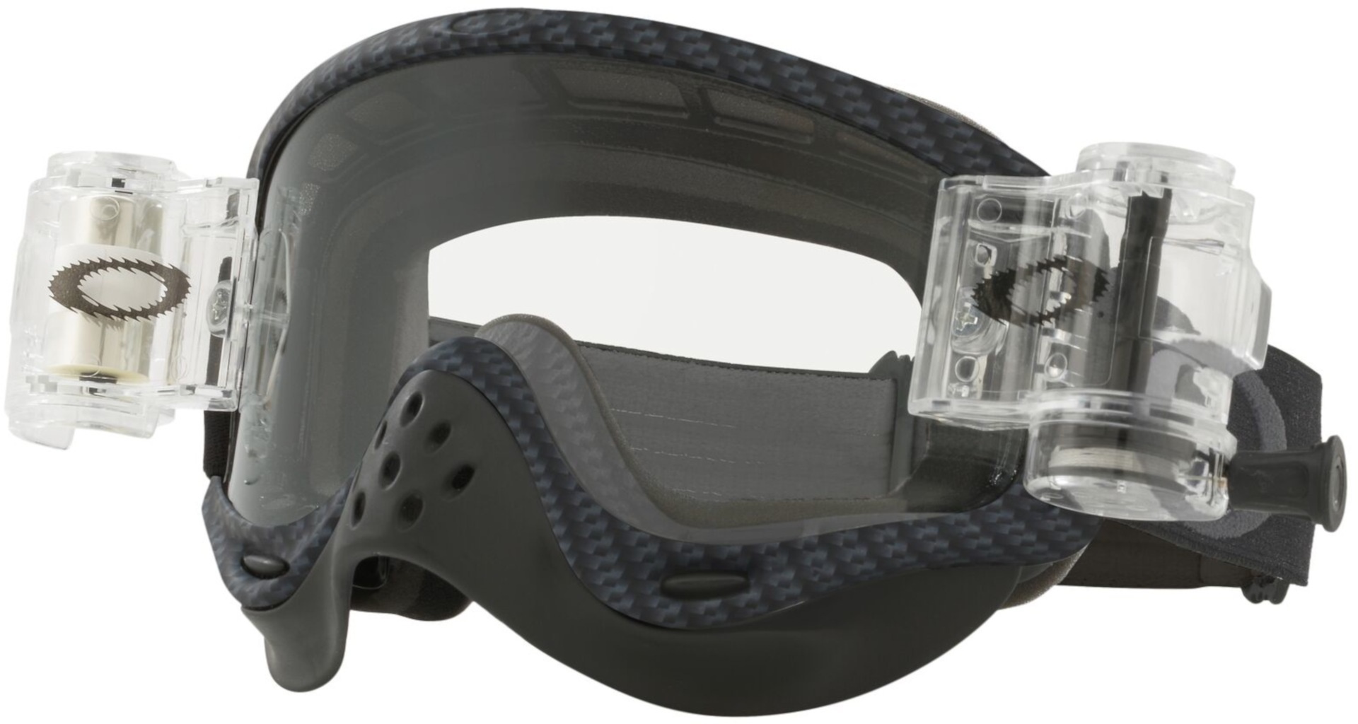 Oakley O-Frame Race-Ready True Carbon Motocross Brille, schwarz für Männer