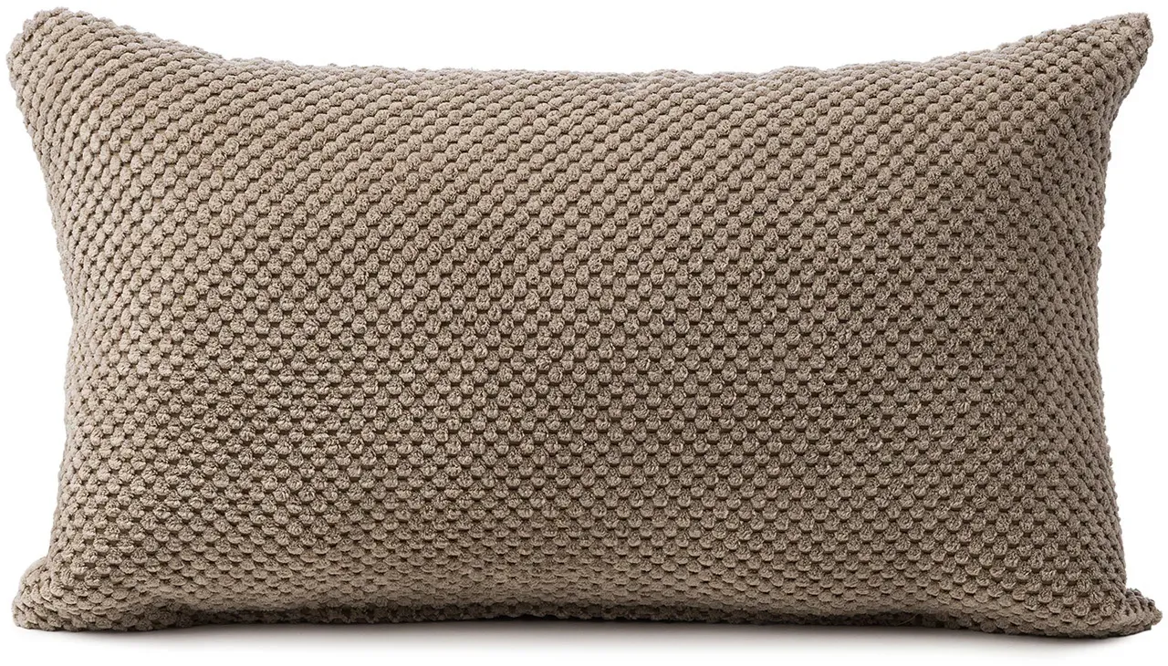 Kissen SVEN taupe (BL 30x50 cm) - braun - BL 30x50 cm