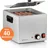 Mahlzeit Edelstahl Würstchenwärmer elektrisch 1200 W Automatische Temperaturregelung, 6 Liter