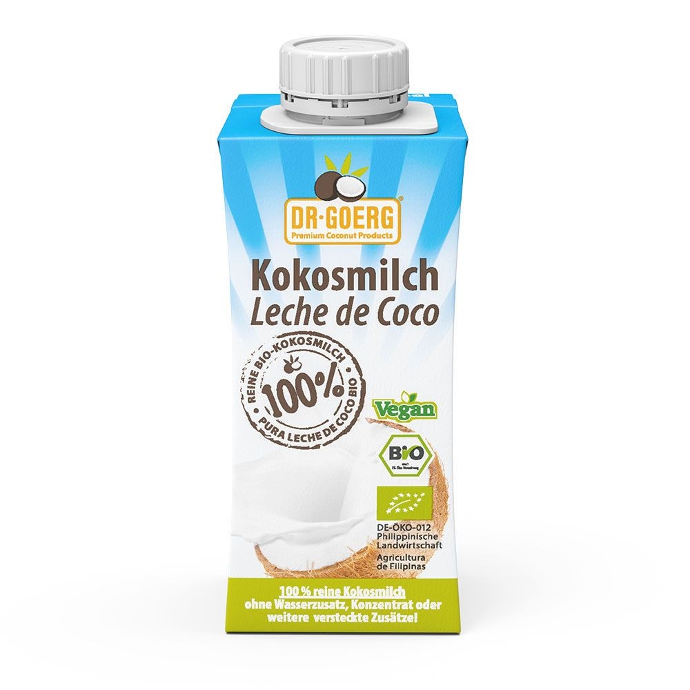 Kokosmilch - 100% Kokos - Dr. Goerg - bio (0.2l)