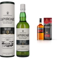 Laphroaig Select | Islay Single Malt Scotch Whisky | 40% Vol | 700ml Einzelflasche | Auchentoshan 12 Jahre| Single Malt Scotch Whisky | 40% Vol | 700ml Einzelflasche | Bundle