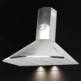 Gurari Elektro-Standherd GCH E 912 X + GCH 046 IS Dunstabzugshaube 90 cm - Silber