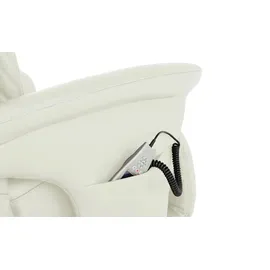 HIMOLLA Sessel 7418 Leder 81 x 111 x 95 cm Creme elektrisch
