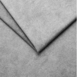 Kaiser Möbel Freistehendes Ecksofa LUX, stark gesteppte U-Form, weicher,Stoff Whisper Silber - Silber