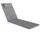 bazkar Sitzauflage 190 x 55 x 5 cm grau 1 St.