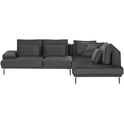 switch Ecksofa  Livio , schwarz , Maße (cm): B: 293 H: 90 T: 225