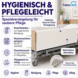 Careline Bettschutzgitter 1 St 76,5-86 cm Weiß
