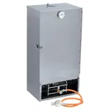 Nischenmarkt Räucherofen/Räucherschrank in Edelstahl + Gasbrenner 2,5kw mit viel Zubehör