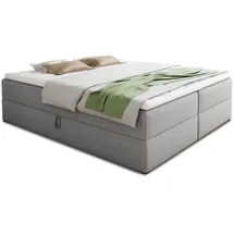 Sofnet Boxspringbett 140 x 200 cm H3 Grau