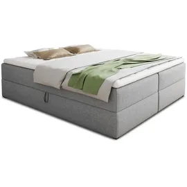 Sofnet Boxspringbett 140 x 200 cm H3 Grau