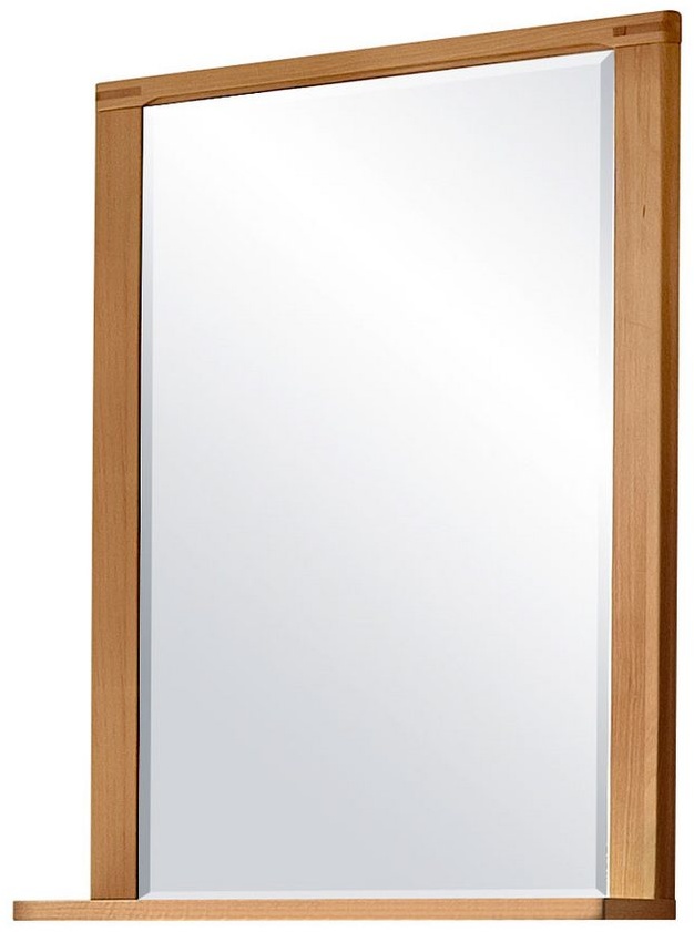 Lomadox Wandspiegel DAWSON-36, Garderobenspiegel mit Rahmen in Kernbuche Nb., B/H/T: ca. 74/93/15 cm beige
