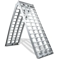 Alu Auffahrrampe Constands V, bis 680 kg, klappbar, passend für Motorrad, Scooter, Quad, ATV