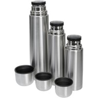 Gräwe Isolierflaschen-Set 3-teilig silber