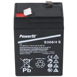 Exide Powerfit Bleiakku AGM 6V 4,5Ah S306/4 S