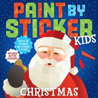 Workman Publishing Paint by Sticker Kids: Christmas