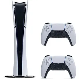 Sony PlayStation 5 Slim Digital Edition + 2. DualSense Wireless-Controller