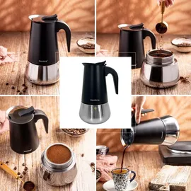 OEM KLAUSBERG Espressomaschine, Druckkaffeemaschine, 450ml (9 Tassen), KB-7846