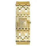 GUESS Damen Armbanduhr WATERFALL gold 22 mm GW0441L2